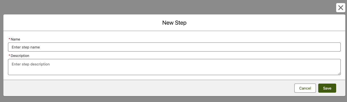 New Orchestration Modal